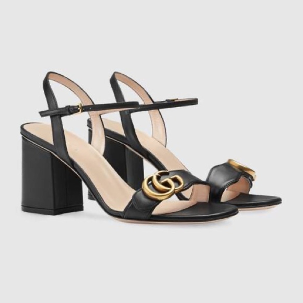 SOLD Gucci Marmont logo-embellished sandals
